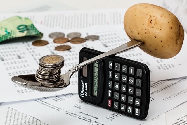 south african rands besides a calculator